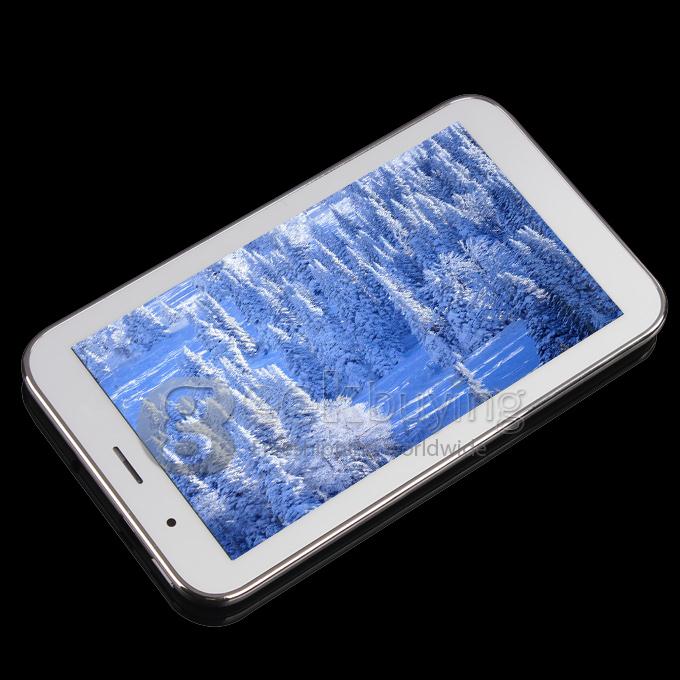 TeamGee TG-E701 MTK6572 1.0GHz 7 inch Tablet PC Phablet  Android 4.2 Dual Core Capacitive Touch Screen 1024*600 512MB/4GB - White