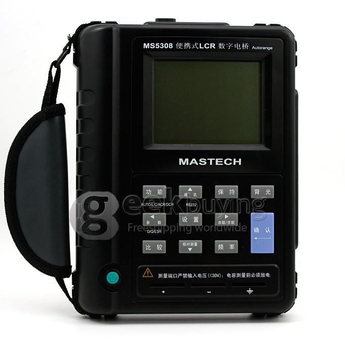 High-Performance Portable Mastech MS5308 Handheld Autorange LCR Meter 