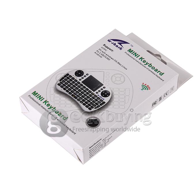 W-Shark 500AC 2.4Ghz Wireless Mini Keyboard With TouchPad New In Box White Operate By 2xAAA