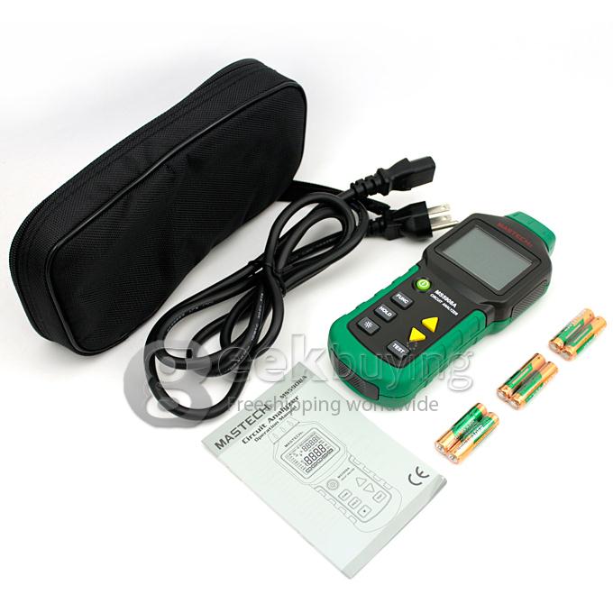 Mastech MS5908A TRMS Voltage GFCI RCD Tester Circuit Analyzer fit Ideal Test 