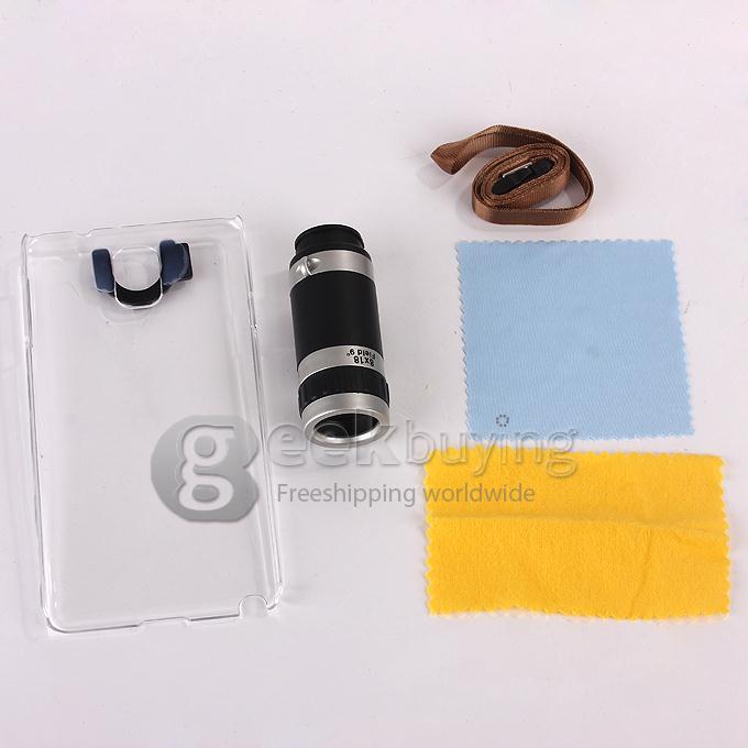 New 8X Optical Zoom Phone Telescope Lens Case Cover Kit for Samsung Galaxy Note 3