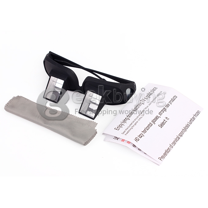 Creative High Definition Horizontal Lazy Glasses for  TV Viewing or Reading While Lying Down - Middle Size 14cm