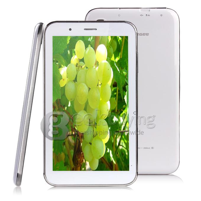 TeamGee TG-E701 MTK6572 1.0GHz 7 inch Tablet PC Phablet  Android 4.2 Dual Core Capacitive Touch Screen 1024*600 512MB/4GB - White