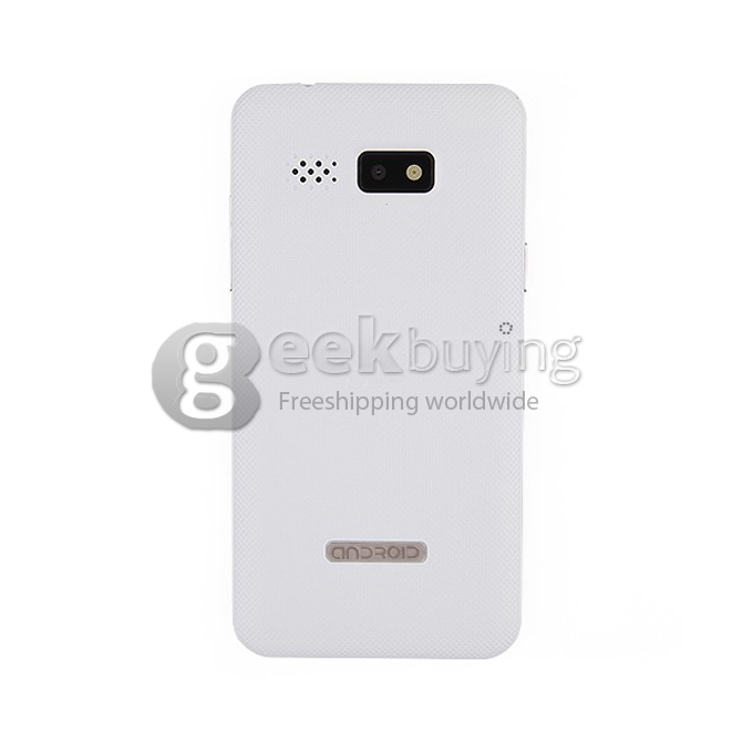 3G/GPS Dual Core Smartphone HTM H80W 4.1inch Multi Touch Screen MTK6572W 2.0MP Camera Android 4.2 OS White