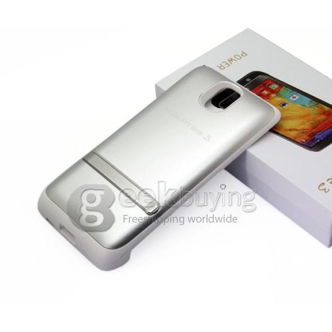 4200mAh Power Pack Backup Battery Charger Case for Samsung Galaxy Note III 3 N9005 - White
