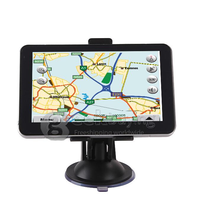 AW555 5.0 Inch Resistive Screen MT3351 128MB/4GB Car GPS Navigation (FM,EBook,Multimedia,Bluetooth,AV)- Europe Map