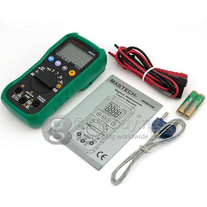 MASTECH MS8239C Voltage Current Resistance Continuity Multimeter