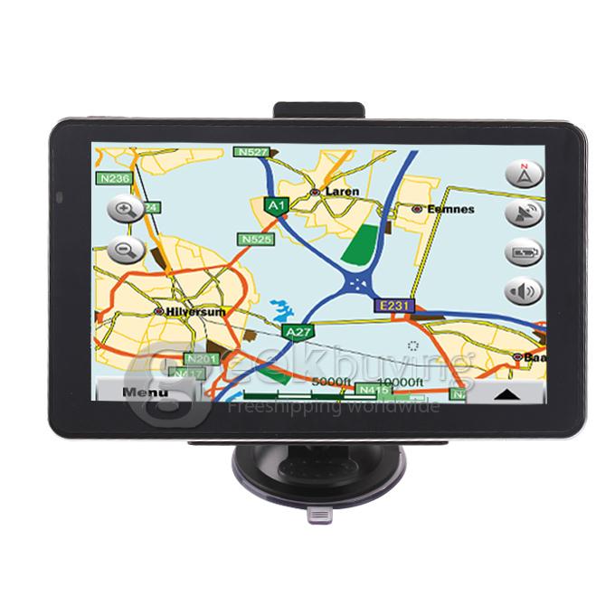 AW715 7.0 Inch Resistive Screen MT3351 128MB/4GB Car GPS Navigation (FM,EBook,Multimedia,Bluetooth,AV)- Europe Map
