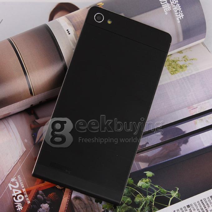 Haipai P6s 5.0Inch 6.99mm Ultrathin IPS HD Screen MTK6582 Quad Core 1.3GHz Smartphone 1GB+8GB 13.0MP Back Camera Android 4.2  Gyroscope/Compass with 3G/GPS -  Black
