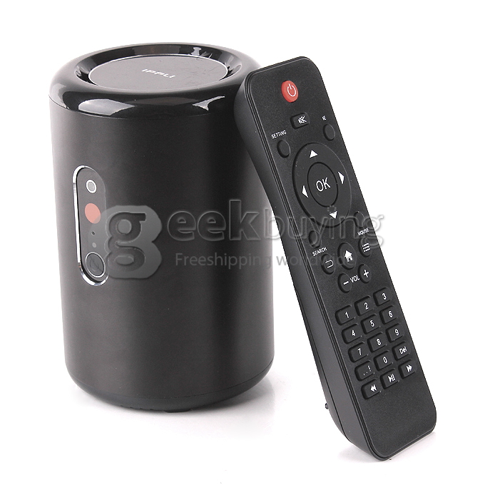 IPPLI Mars i8 RK3188T Quad Core Google Android 4.2.2 OS 1.4Ghz Mini TV BOX 2G/8G Bluetooth 2.0MP Camera Mic External Wifi Antenna - Black