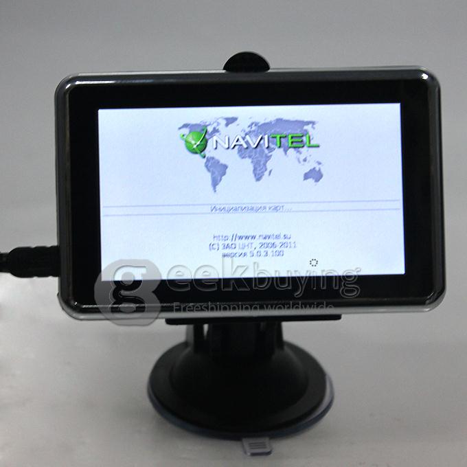 AW488 4.3 Inch Resistive Screen MT3351 128MB/4GB Car GPS Navigation (FM,EBook,Multimedia,Bluetooth,AV)- Europe Map