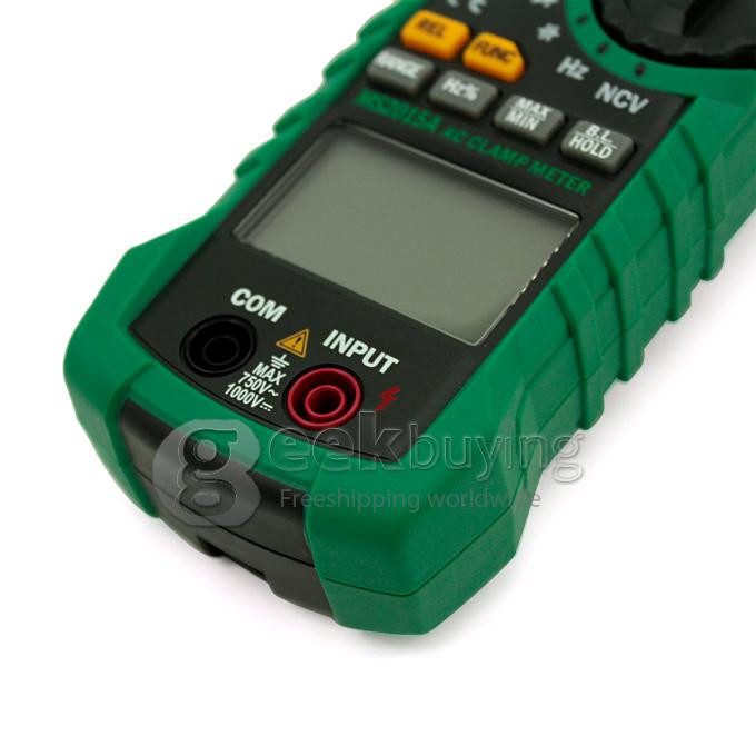 MASTECH MS2015A Digital AC Clamp Meter AC/DC Voltage Current Tester True RMS  with LCD Display and Back Light