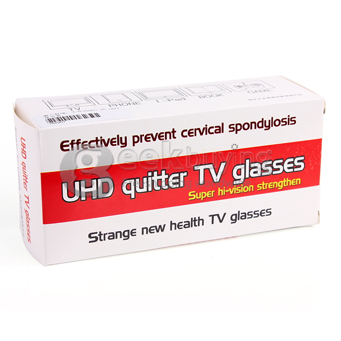 Creative High Definition Horizontal Lazy Glasses for  TV Viewing or Reading While Lying Down - Middle Size 14cm