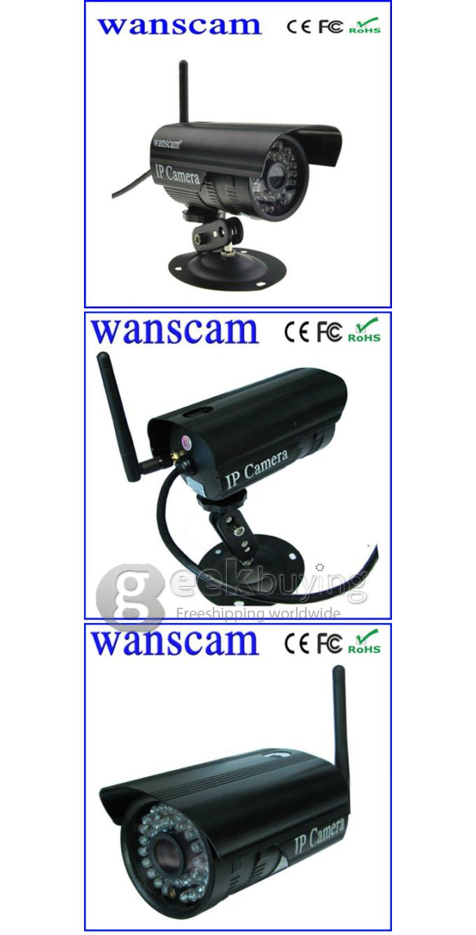 Outdoor Wanscam JW0011 P2P 300K Pixels Waterproof Wireless IP Camera with Night Vision and Motion Detection for iPhone and Android Phone