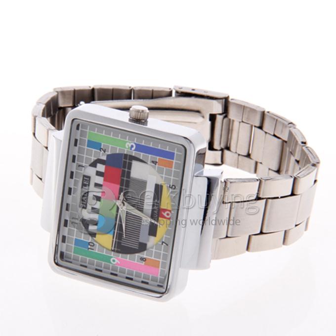 Unisex Analog Steel Band Quartz Wrist Watch - Silver