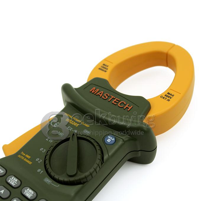 MASTECH MS2203 3-Phase Intelligent Digital Power Clamp Meter Support RS232