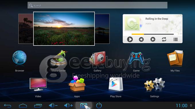 MK918 TV Box Rk3188T Bluetooth V4.0 External Wifi Antenna Android 4.2.2 OS - Black