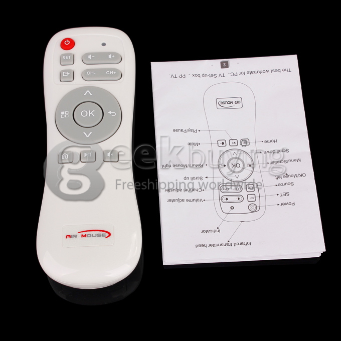 EA-01 2.4G Wireless Air Mouse Mini Remote Controller for PC TV BOX White (2005)