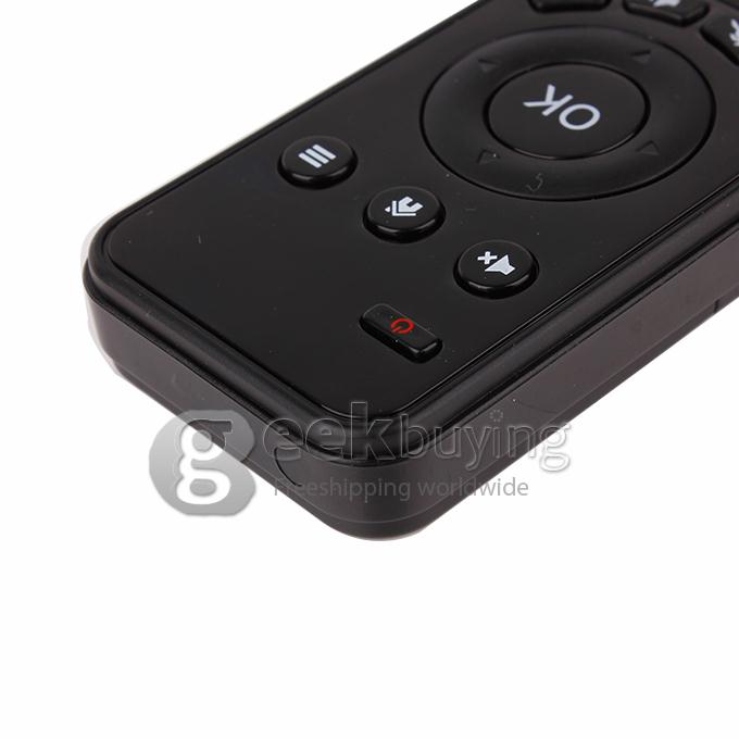 G61A 2.4G Wireless Air Mouse Six-axis Intelligent Remote Controller for TV BOX Android OS - Black