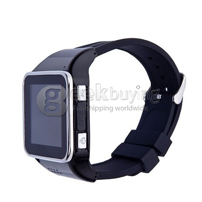 S2 1.54 Inch Touch Screen Watch Phone Smart Watches for Android IOS Sync Phonebook,Call,SMS,Anti Lost - Black
