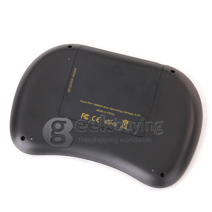 W-Shark 500AC 2.4Ghz Wireless Mini Keyboard with TouchPad New In Box Operate By 2xAAA -Black