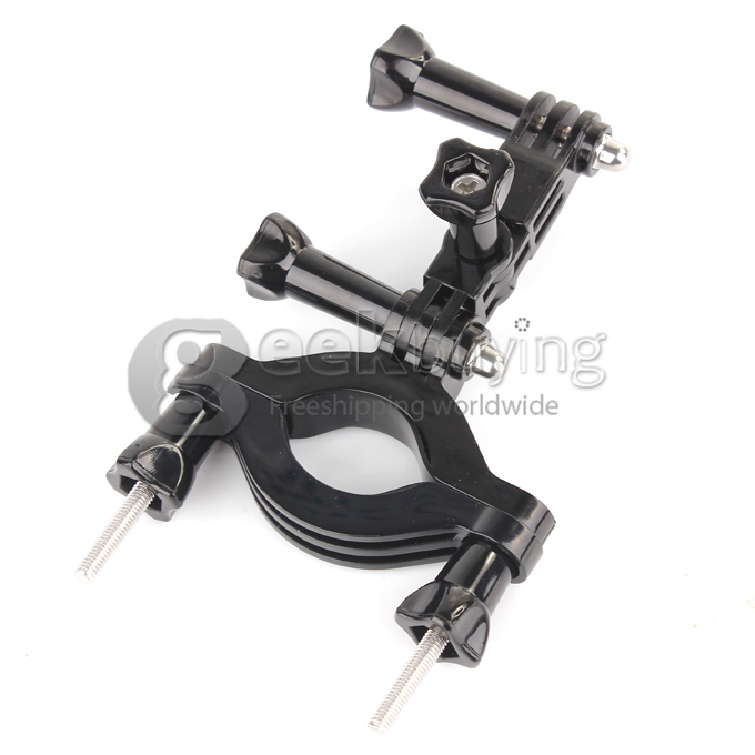 Motorcycle Bike Handlebar Seatpost Pole Mount & 3 Way Pivot Arm For Gopro Hero1 Hero2 Hero3 3+