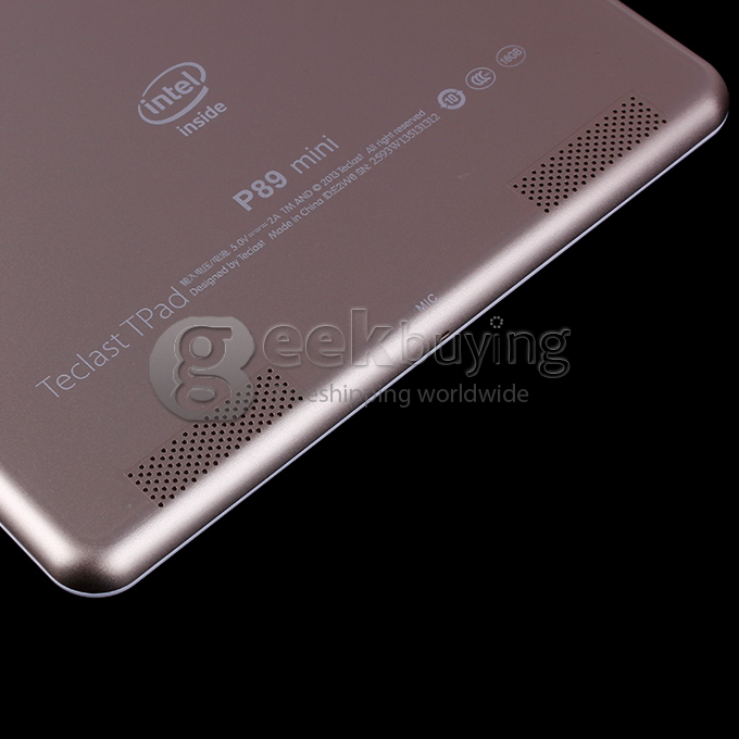 Teclast P89 Mini Intel Z2580 2.0GHz 7.9 inch Tablet PC Android 4.2 Dual Core IPS Capacitive Touch Screen 1024*768 1G/16G - Golden