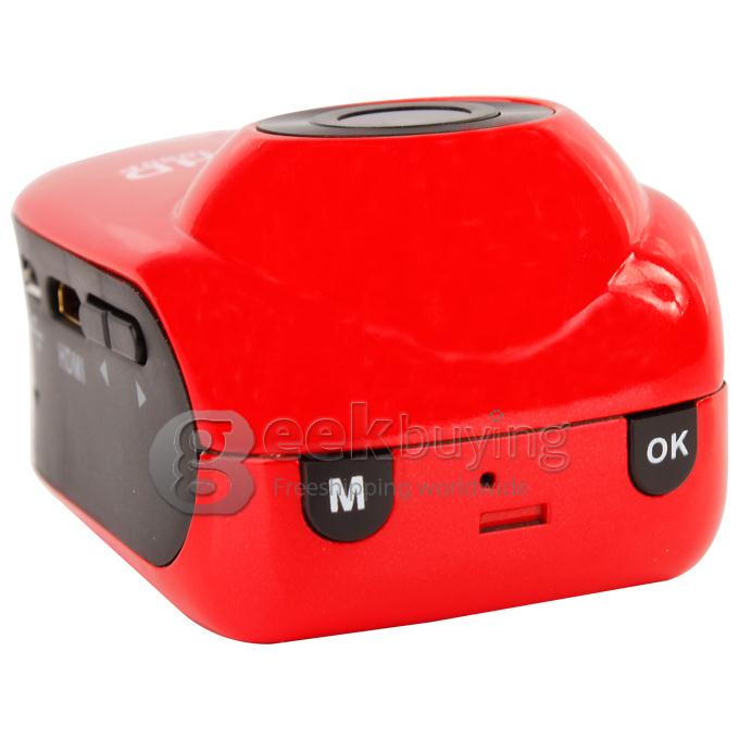 SJ1000 1.5 Inch 140 Degree A+ Wide Angle 1920 x 1080P H.264 Outdoor Sports Home Security Deep-water Probing HD DV/CAR DVR /Camera Multiple Languages with 17 Kinds of Original Gadgets (Red)