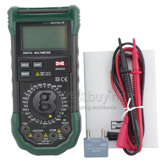 Mastech MS8265 Digital Multimeter DMM VOLT STICK Detector