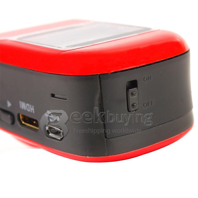 SJ1000 1.5 Inch 140 Degree A+ Wide Angle 1920 x 1080P H.264 Outdoor Sports Home Security Deep-water Probing HD DV/CAR DVR /Camera Multiple Languages with 17 Kinds of Original Gadgets (Red)