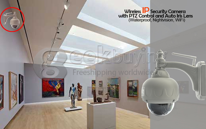 Wanscam AJ-COWA-C0D8 IP68 PTZ VGA (640x480), QVGA (320x240) Control M-JPEG Waterproof Standard Wireless IP Security Camera DVR With Night Vision & WiFi 