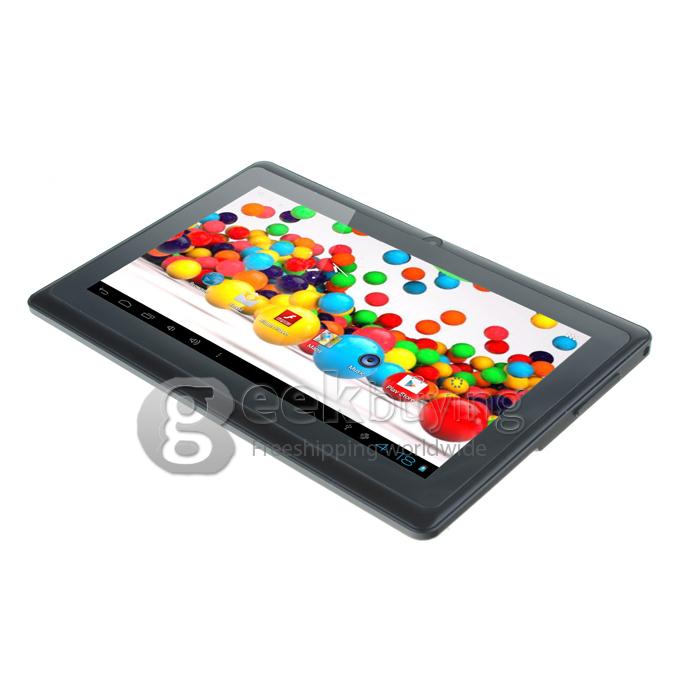 Q88pro Allwinner A23 1.2GHz 7 inch Tablet PC Android 4.2 Dual Core Capacitive Touch Screen 800*480 512MB/4GB - Black