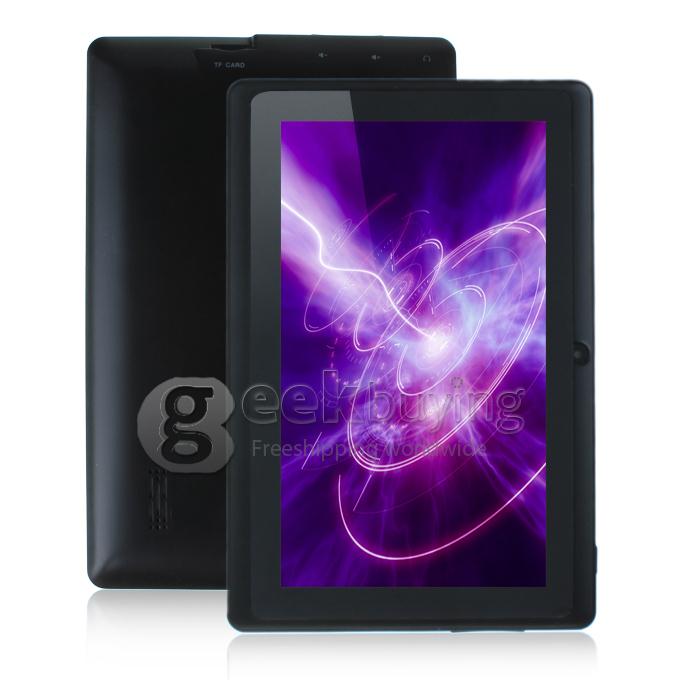 Q88pro Allwinner A23 1.2GHz 7 inch Tablet PC Android 4.2 Dual Core Capacitive Touch Screen 800*480 512MB/4GB - Black