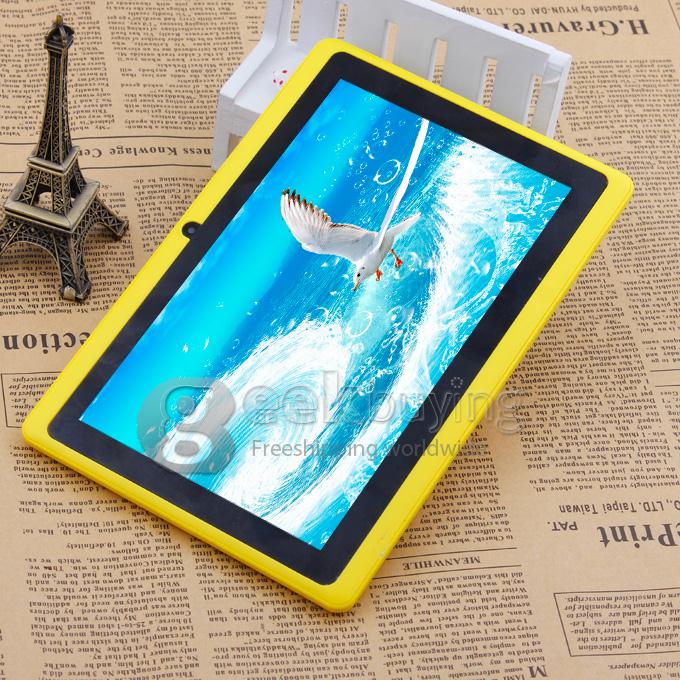 TR23 Allwinner A23 1.5GHz 7 inch Tablet PC Android 4.2 Dual Core Capacitive Touch Screen 800*480 512MB/4GB - Yellow 