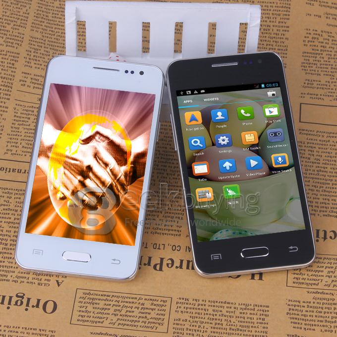 H9006 3.95Inch Multi-Touch Screen Spreadtrum SC6820 1.0GHz Smartphone - Black