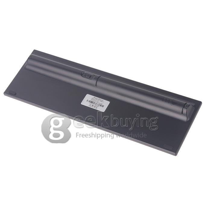IPazzPort KP-810-25BTT Bluetooth Mini Wireless Keyboard with Touch Number Keys and For Tablet Mini PC TV Box  -Black