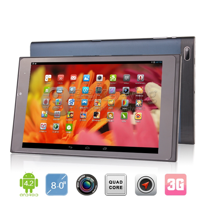 Ramos i8 Intel Atom Z2580 2.0GHz 8 inch Tablet PC Android 4.2 Dual Core IPS Capacitive Touch Screen 1280*800 1GB/16GB