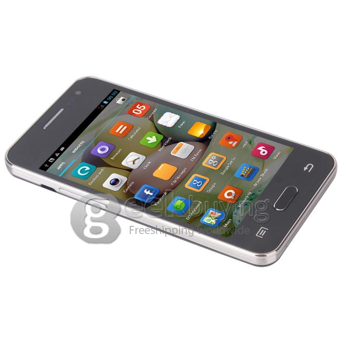 H9006 3.95Inch Multi-Touch Screen Spreadtrum SC6820 1.0GHz Smartphone - Black