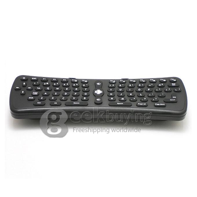 iMove i1 Mini Keyboard 2.4GHz Wireless Gyro Fly/ Air Mouse with Qwerty Keyboard for PC&Android TV Dongles -Black