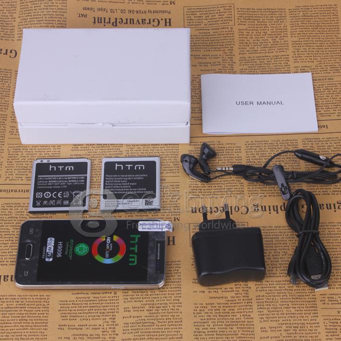 H9006 3.95Inch Multi-Touch Screen Spreadtrum SC6820 1.0GHz Smartphone - Black