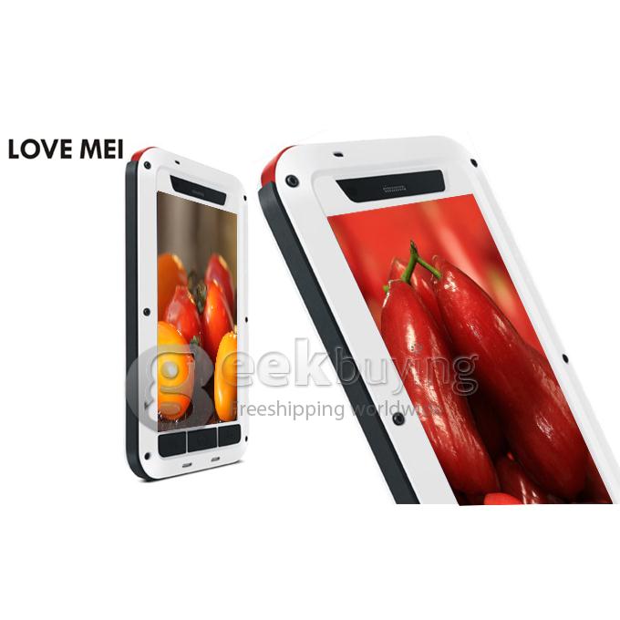 LOVE MEI Weather/Dirt/Shockproof Protective Case for Xiaomi 3 Mi 3 - White
