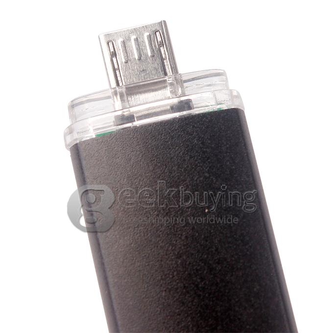 OTG External Storage Micro USB2.0 Drive Memory Stick for Smart Phone/Tablet PC 32G-Black