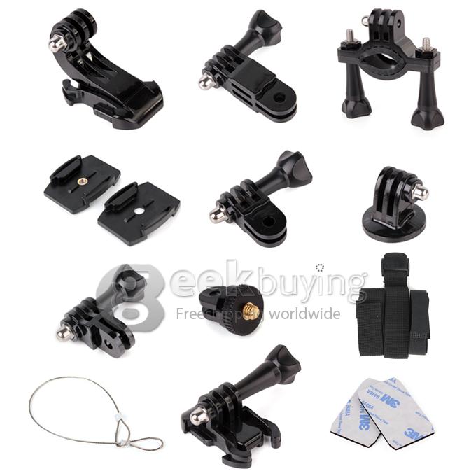 Bicycle Helmet Installation Fitting for Sports DV SJCAM Yi Xiaoyi KEECOO Action Camera