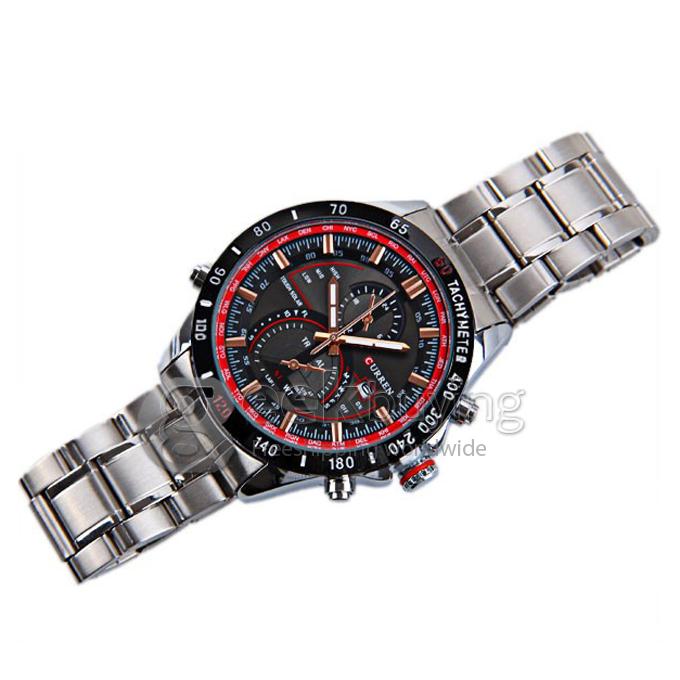 curren round dial analog watch