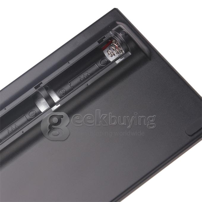 IPazzPort KP-810-25BTT Bluetooth Mini Wireless Keyboard with Touch Number Keys and For Tablet Mini PC TV Box  -Black
