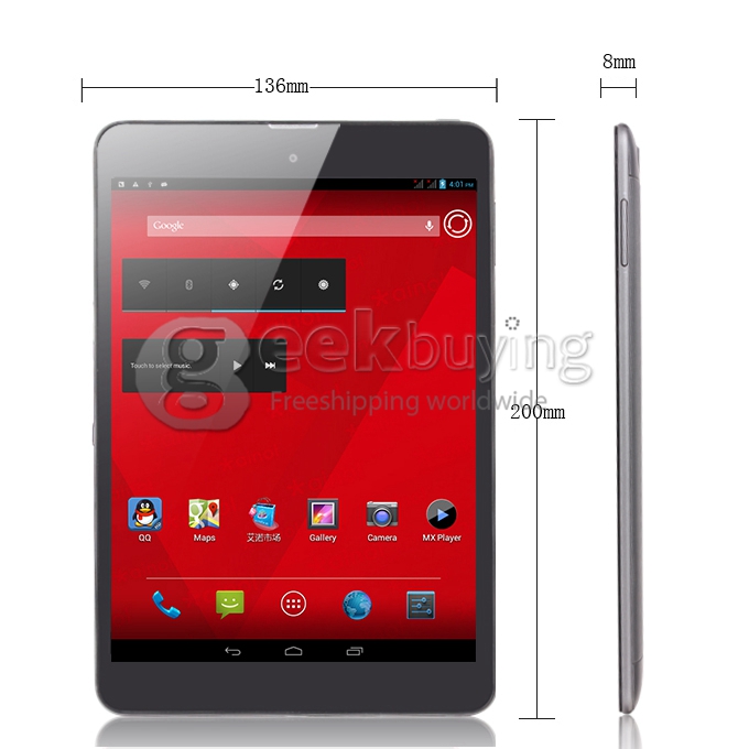 Ainol NUMY3G BW1 MTK8389 1.2GHz 7.85 inch Tablet PC Phablet  Android 4.2 Quad Core IPS Capacitive Touch Screen 1024*768 1GB/8GB