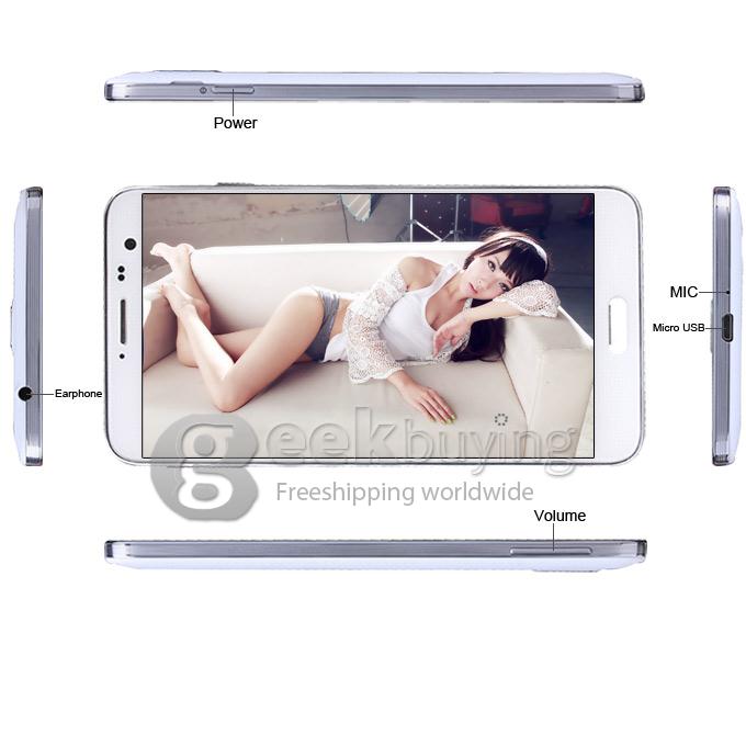 Elephone P8 MTK6592 Octa Core 1.7GHz 5.7 Inch Android 4.4 OS Smartphone 2GB RAM 16GB ROM IPS FHD 13.0MP Camera Air gesture/OTG/3G/GP White
