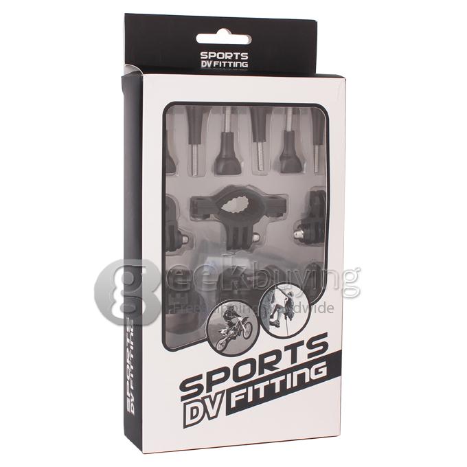 Bicycle Helmet Installation Fitting for Sports DV SJCAM Yi Xiaoyi KEECOO Action Camera