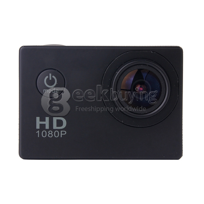 Original SJ4000 12 MP 1080P 30fps H.264 1.5 Inch 170 Degree Wide Angle Lens Waterproof Diving Helmet Camcorder HD Sports DV Action Camera Car DVR Novatek support AV out - Black