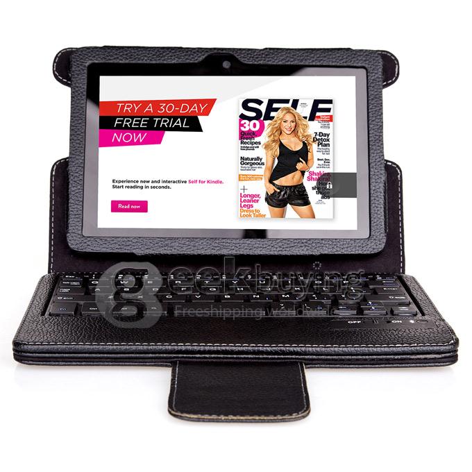 Detachable Bluetooth Keyboard with Leather Case for Amazon Kindle fire HDX 7
